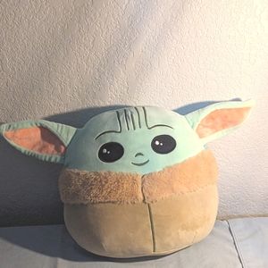 Squishmallow Star Wars Baby Yoda Grogu 10" inch Mandalorian Plush